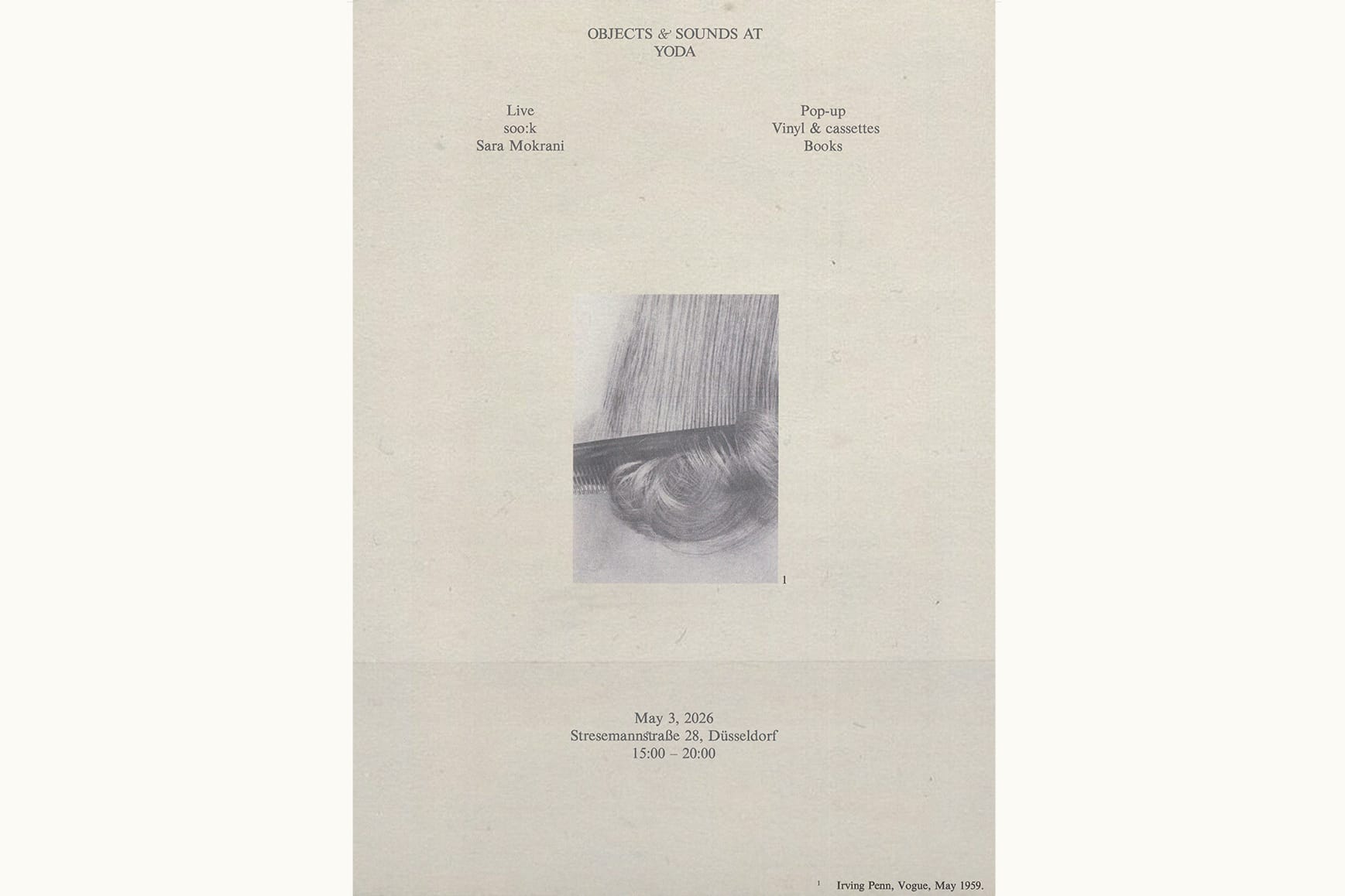 OBJECTS & SOUNDS AT YODA